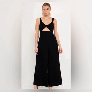 Endless rose SOFT TOUCH PLISSE TWIST JUMPSUIT size NEW